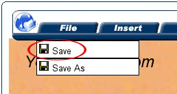Once you have finished editing your page click SAVE
